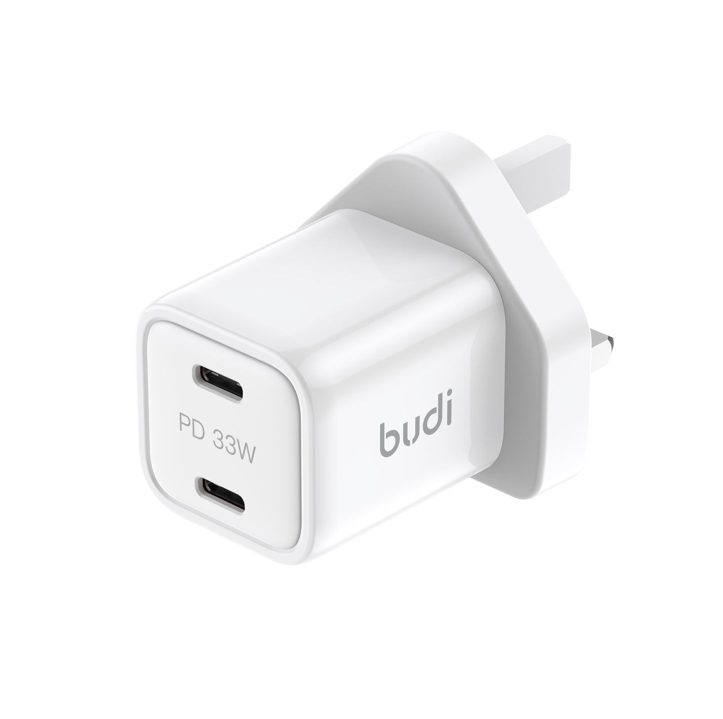 33W Dual USB-C PD Mini Gan Wall Charger+65W USB-C PD Fast Charge Cable
