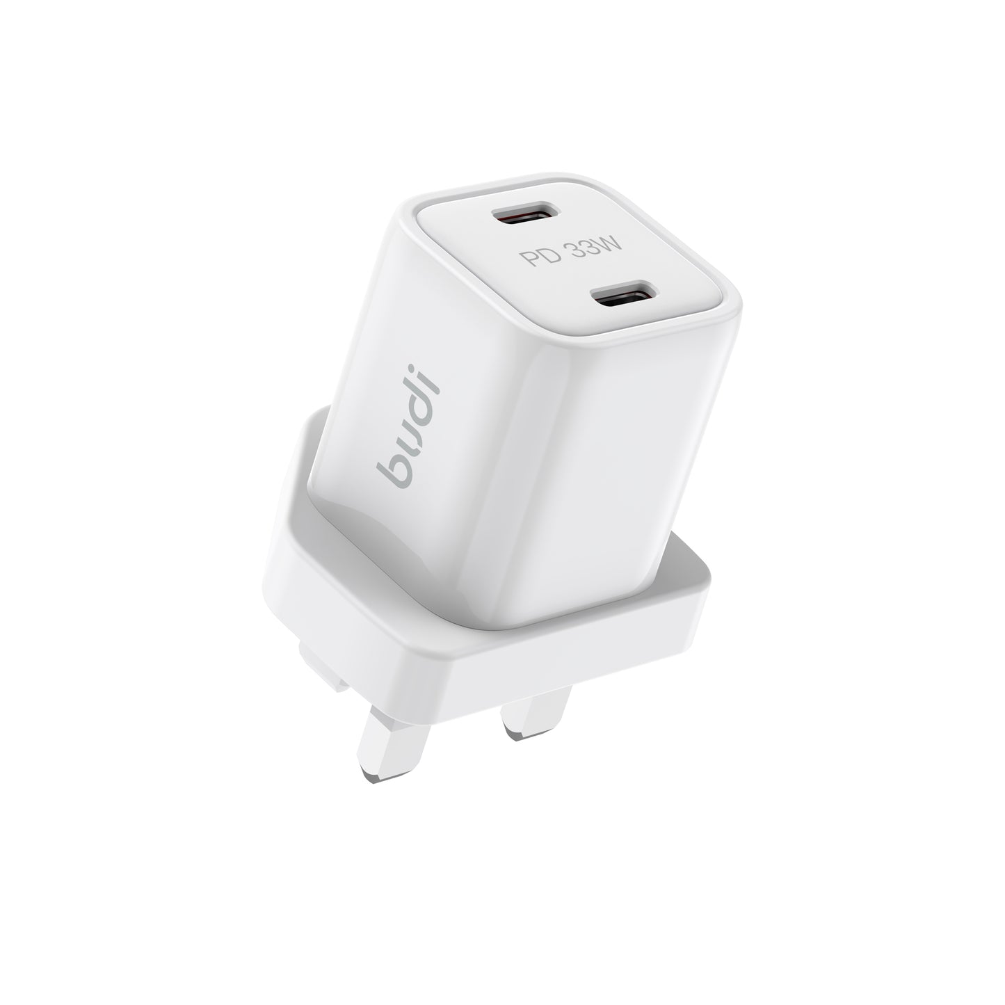 33W Dual USB-C PD Mini Gan Wall Charger+65W USB-C PD Fast Charge Cable