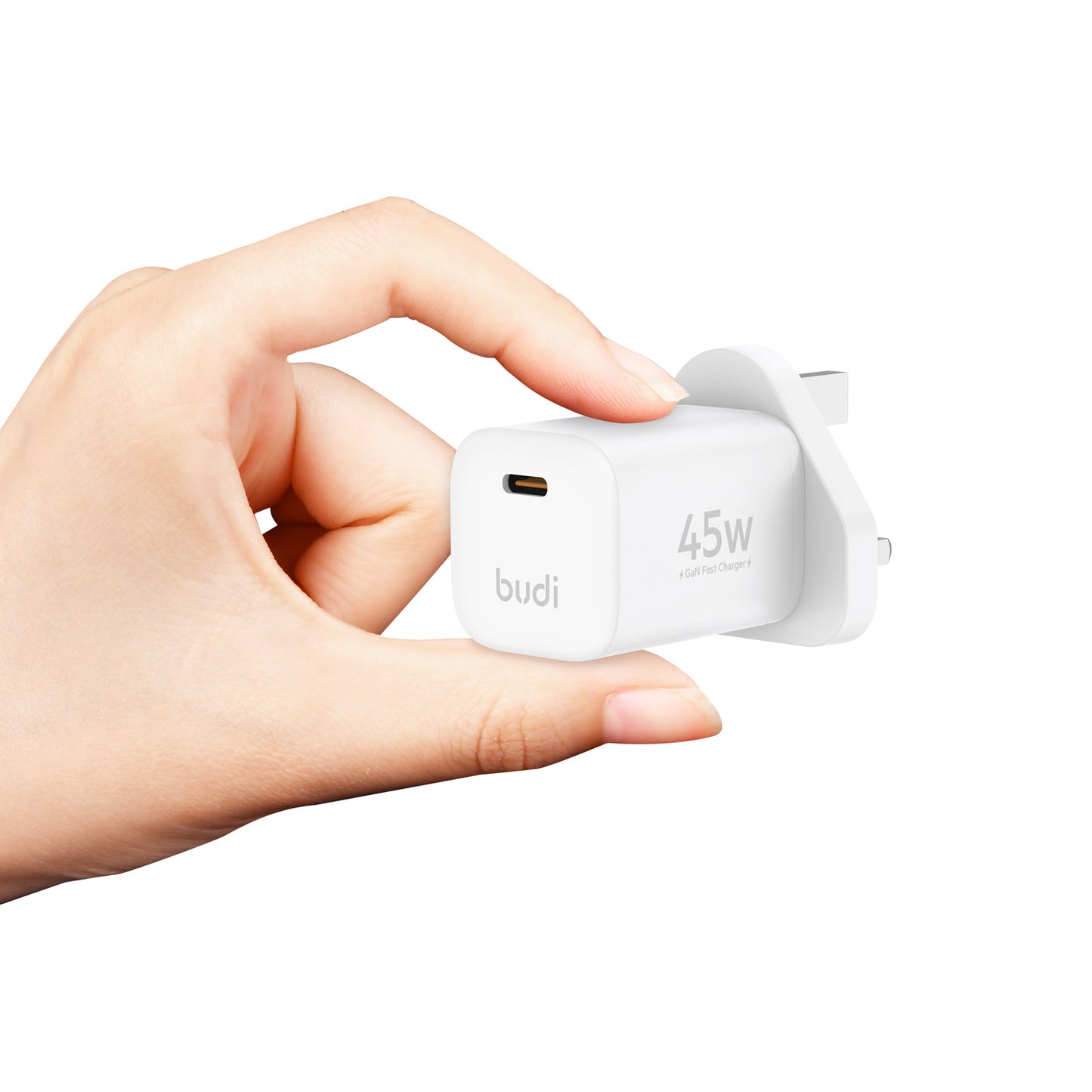 Compact USB-C GaN 45W Wall Charger