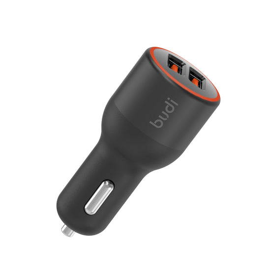 36W Dual USB Car Charger with QC3.0 Fast Charging