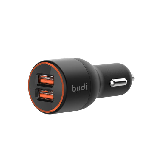 36W Dual USB Car Charger with QC3.0 Fast Charging