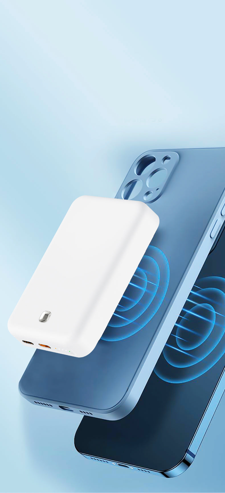 PD20W Magnetic Wireless Power Bank