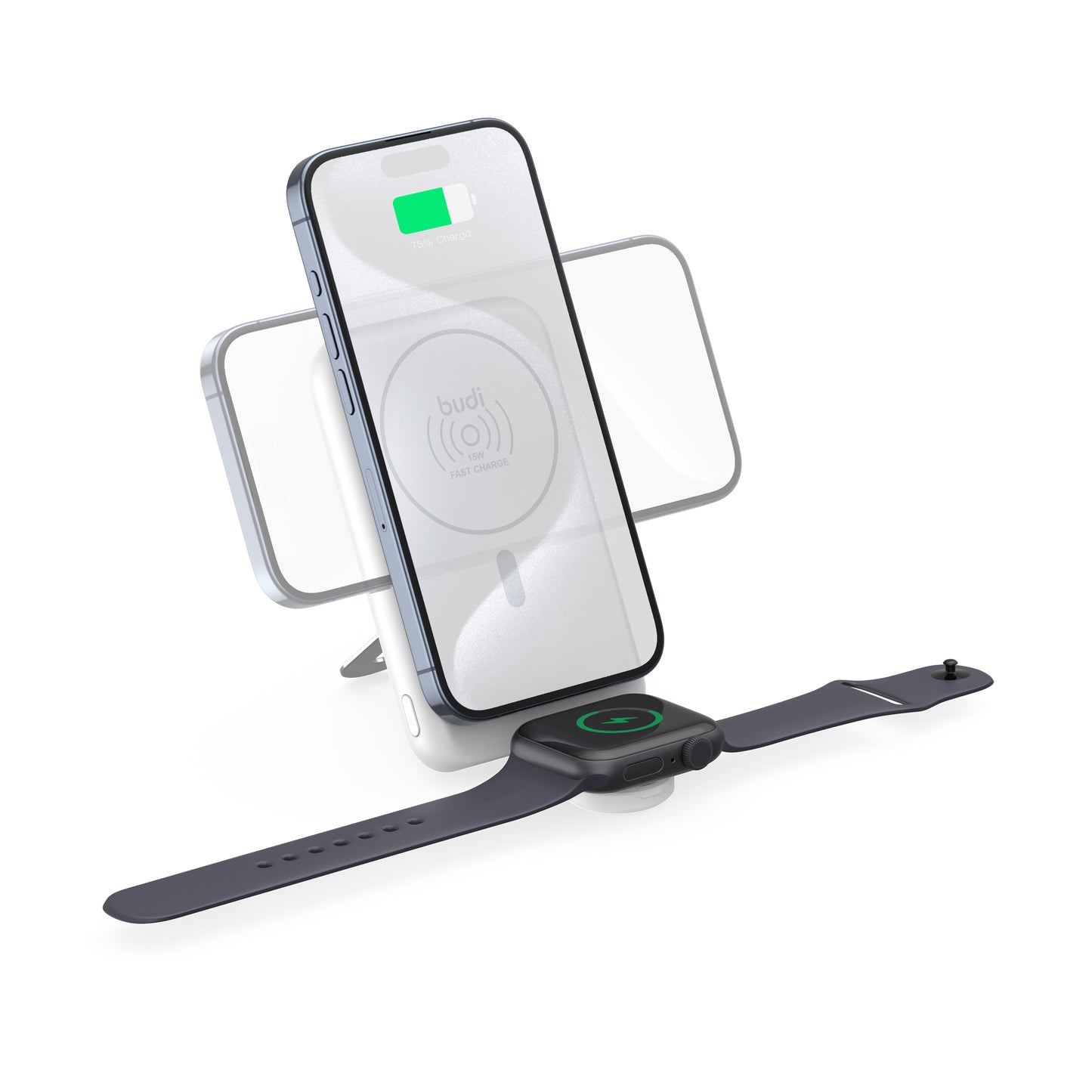 2-IN-1 Magnetic Wireless 10000nAh Power Bank