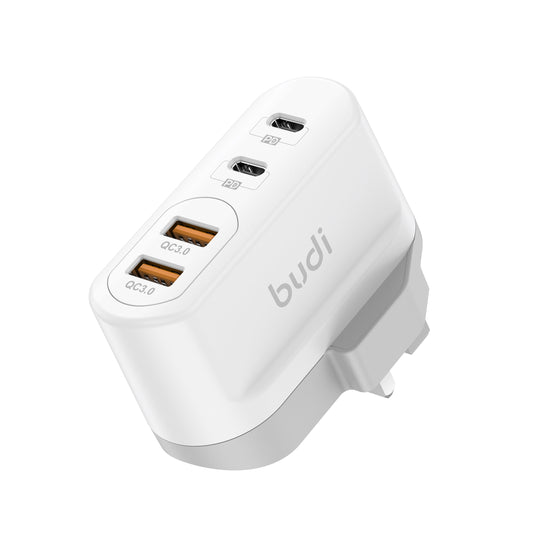 40W Dual USB QC and Dual USB-C PD Wall Charger