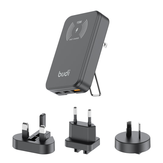30W Dual USB-C PD & USB QC Magsafe Wireless Charger