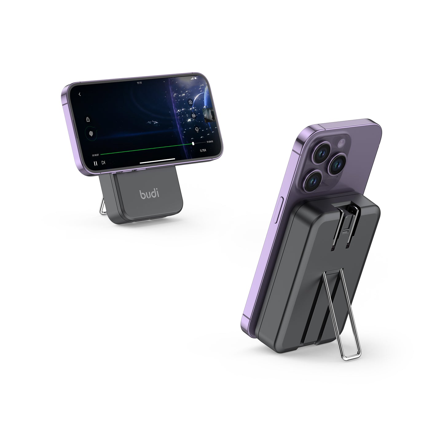 30W Dual USB-C PD & USB QC Magsafe Wireless Charger