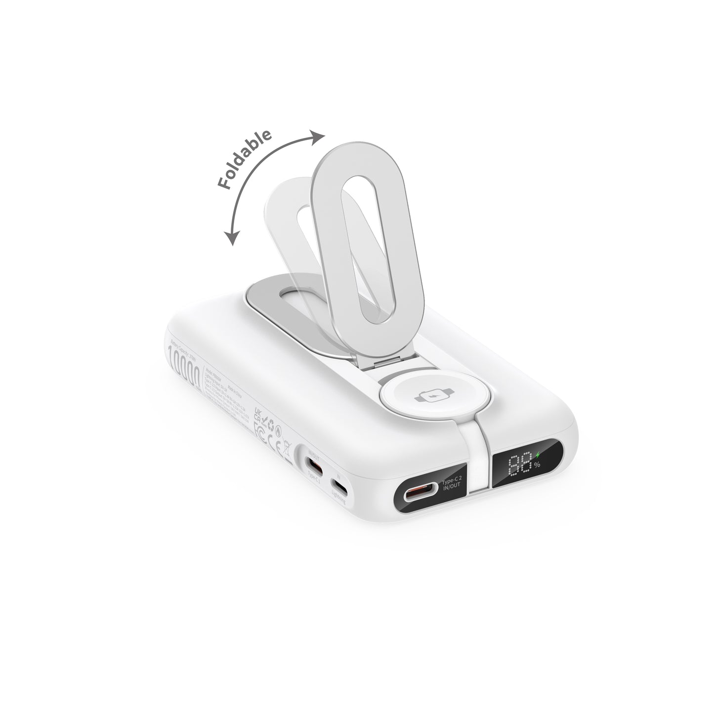 2-IN-1 Magnetic Wireless 10000nAh Power Bank