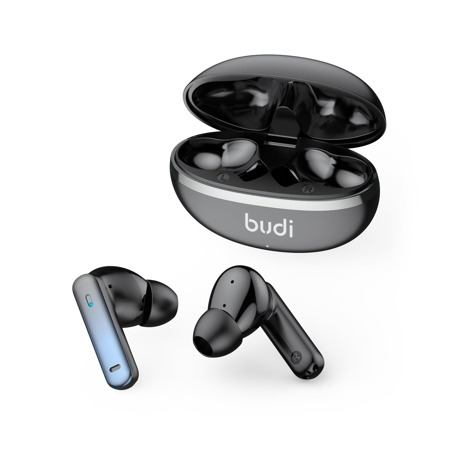 TWS True Wireless Earbuds with Touch Controls and Charging Case