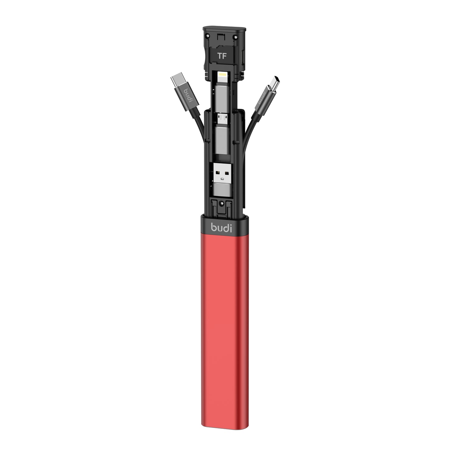 9 IN 1 Multi-functional Cable Stick-Red