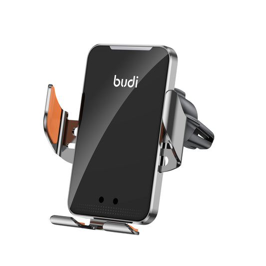 15W Fast Wireless Car Charger & Phone Holder – Secure Vent/Windshield Mount