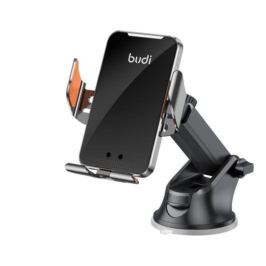 15W Fast Wireless Car Charger & Phone Holder – Secure Vent/Windshield Mount