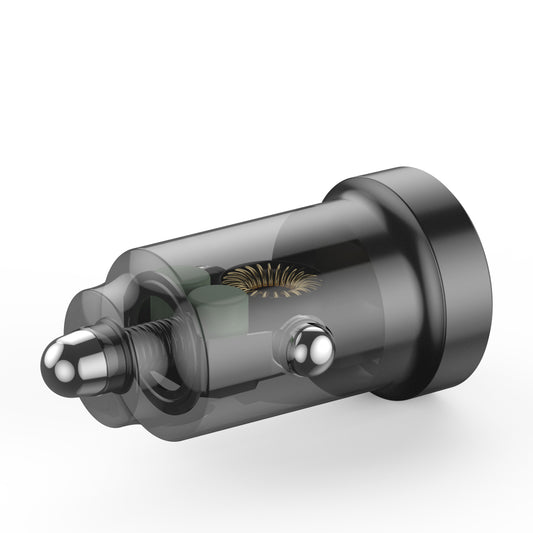 30W USB-C PD & QC3.0 Fast Car Charger – Dual Port