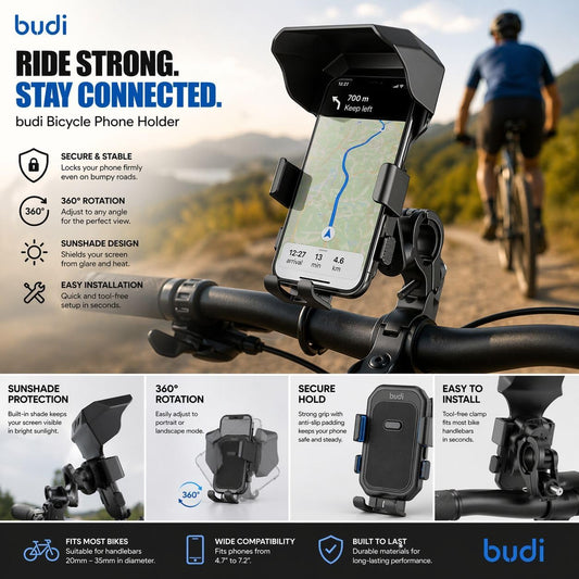 Bicycle Phone Holder Mobile Phone Navigation Mount
