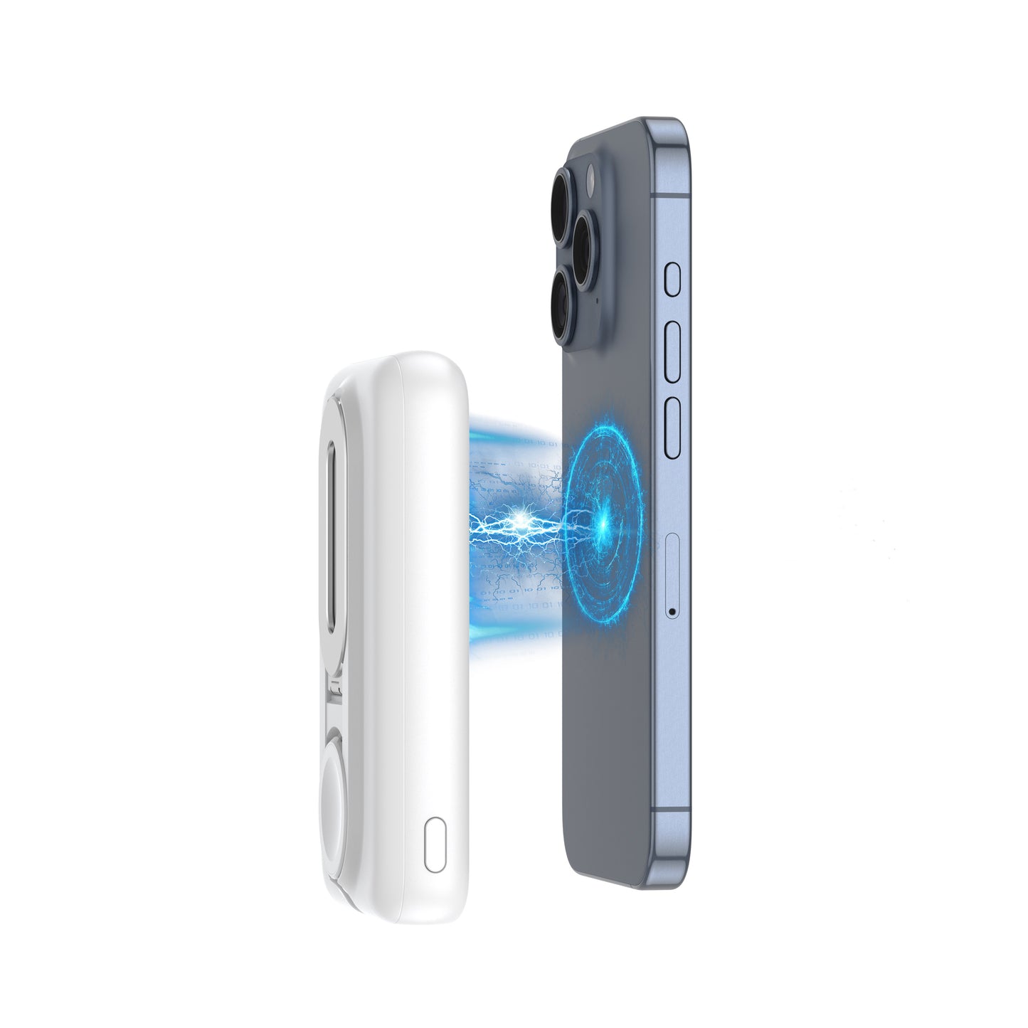 2-IN-1 Magnetic Wireless 10000nAh Power Bank