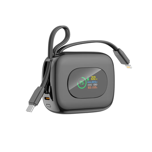 Digital Display Fast Charger Power Bank Portable High-Speed Charging