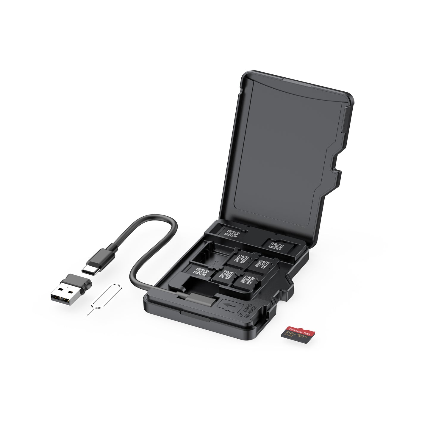 TF Card Reader With TF Card Appearance