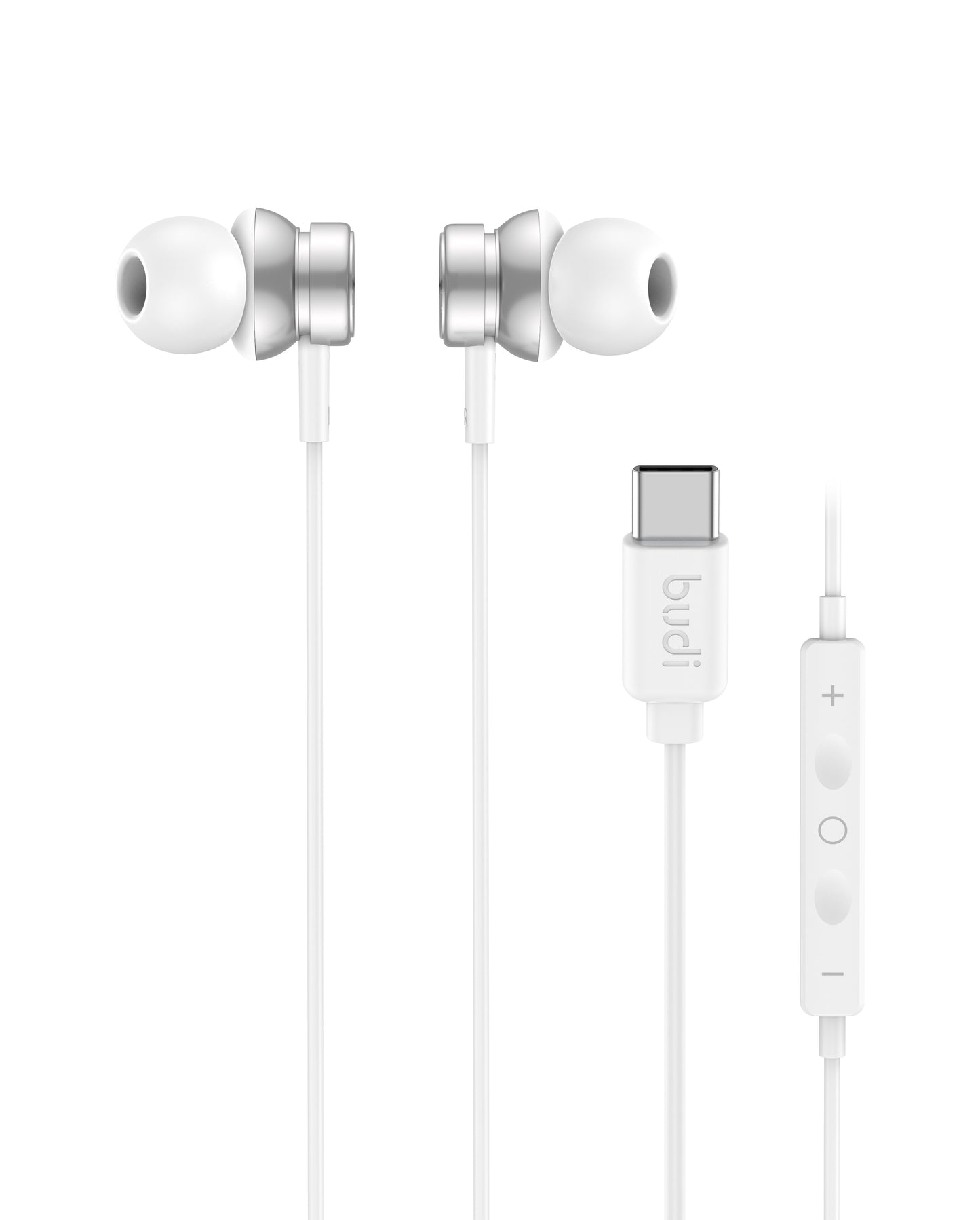 True Sound Headphones USB-C Connector-White