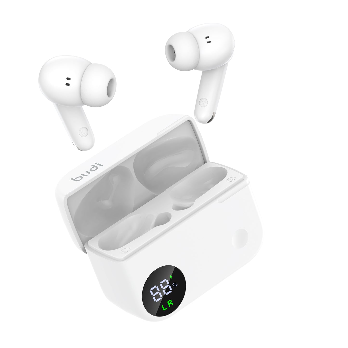 Noise Cancelling True Wireless Bluetooth Earphones with LED Display