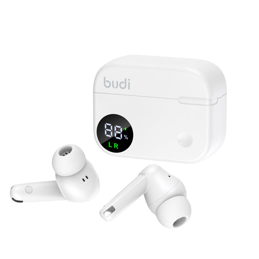 Noise Cancelling True Wireless Bluetooth Earphones with LED Display