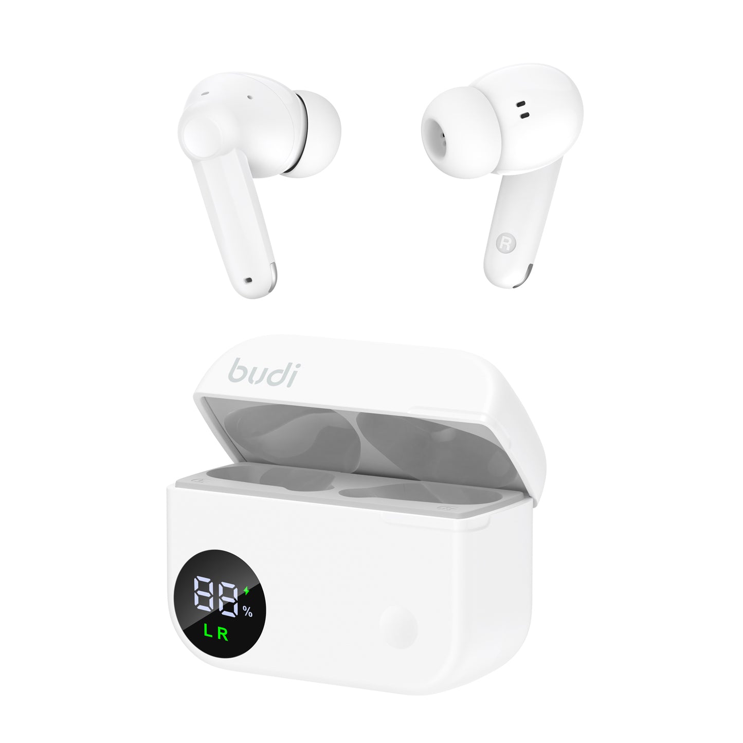Noise Cancelling True Wireless Bluetooth Earphones with LED Display