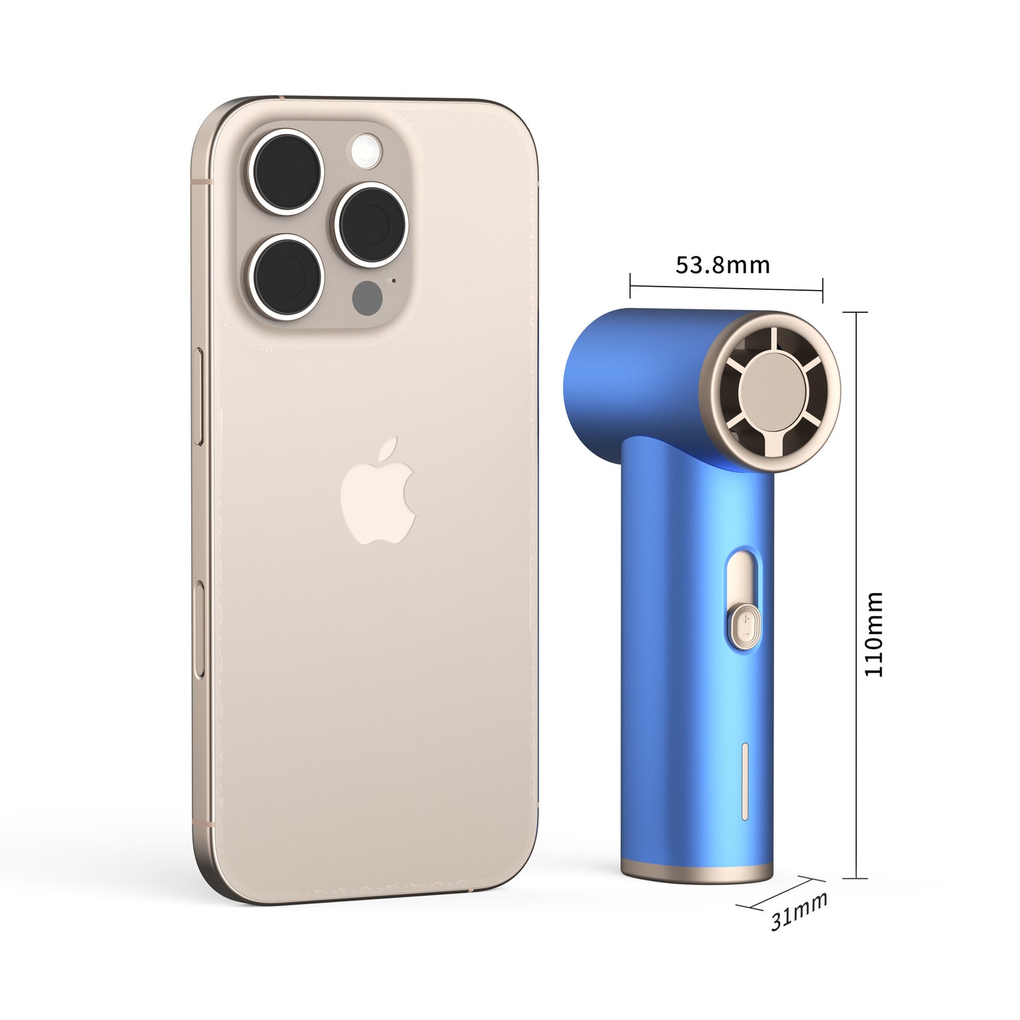 Handheld Mini Portable Jet Fan-Blue