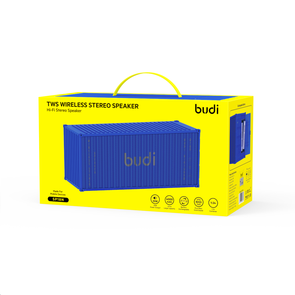 TWS Wireless Stereo Speaker-Blue