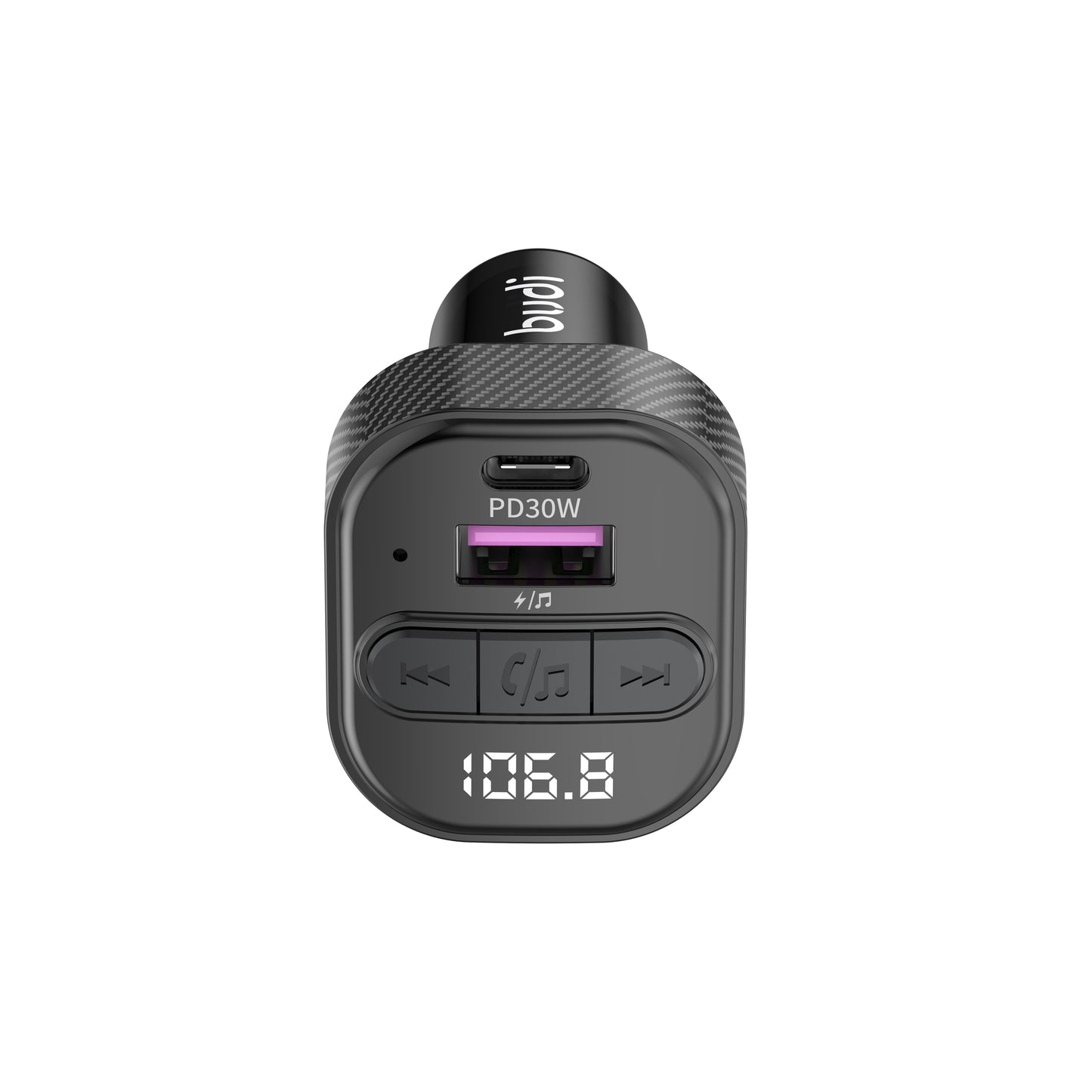 Bluetooth FM Transmitter with Dual USB Ports and LED Display