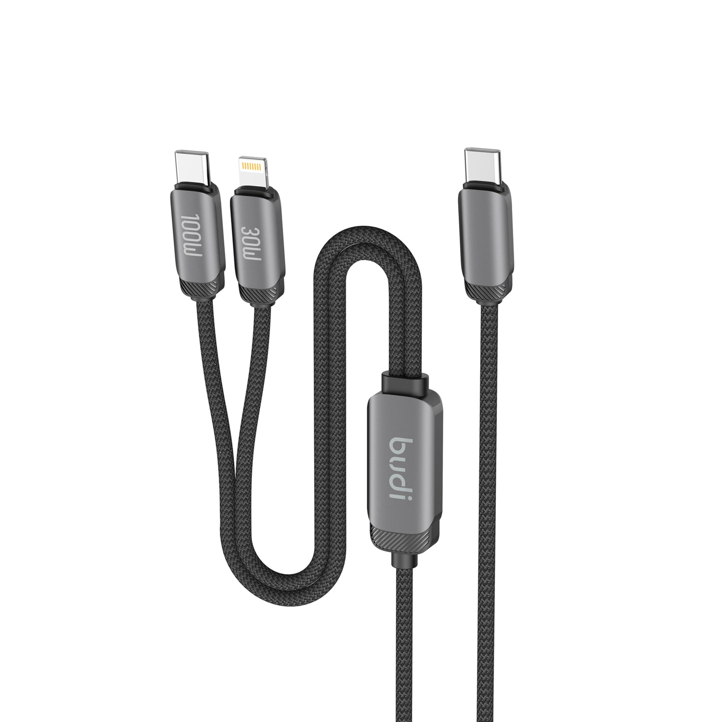 PD 100W One-for-Two Fast Charging & Data Cable 1.2M