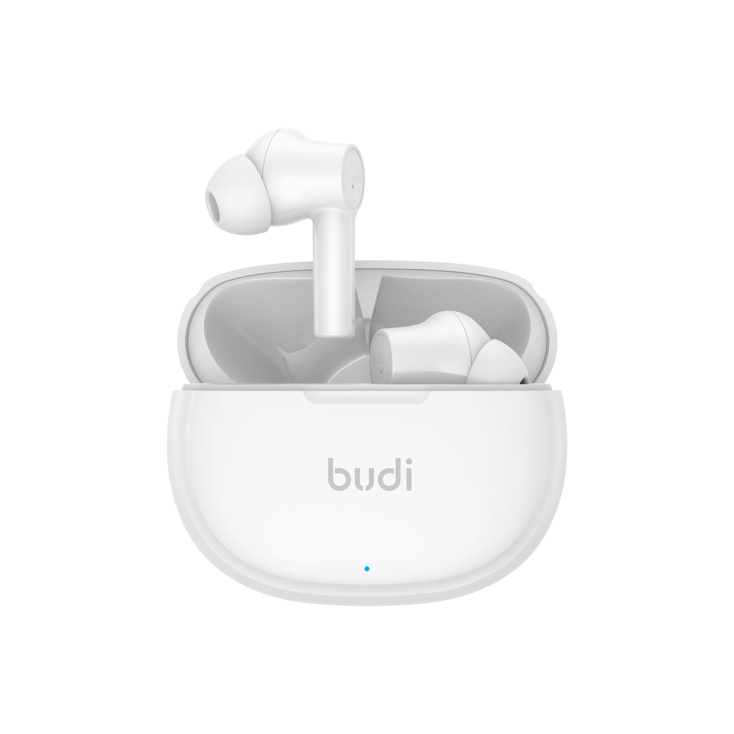 Powerful Bass True Wireless Earphones with Long Battery Life-White