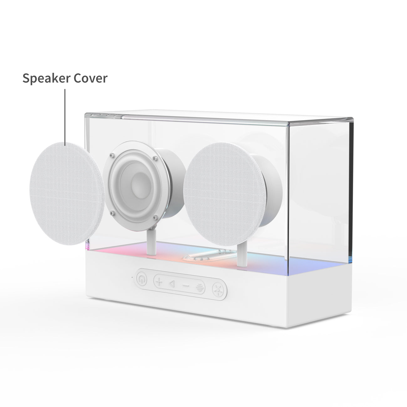 TWS Wireless Glass Stereo Speaker