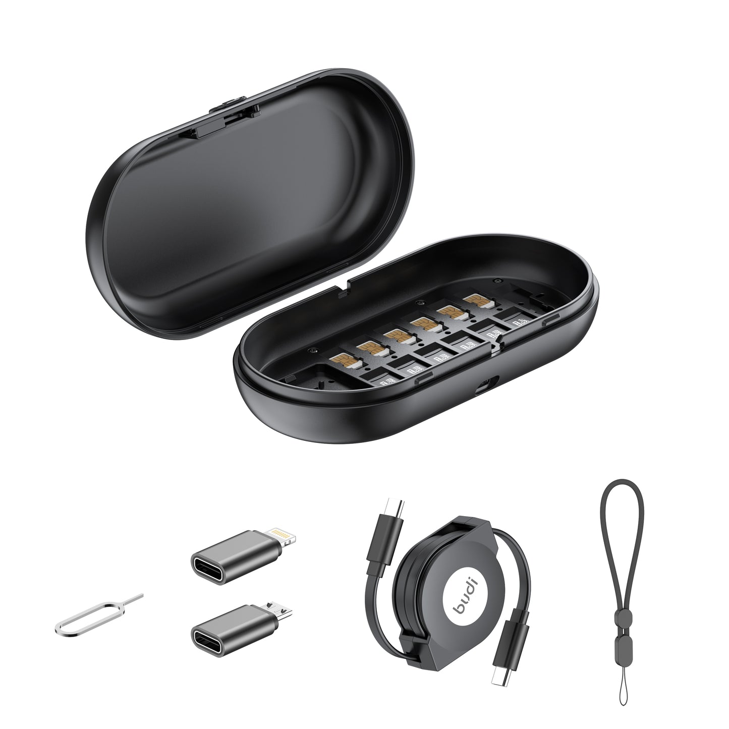 Travel Multi Functional Storage Box 3 in 1 Wireless Charger