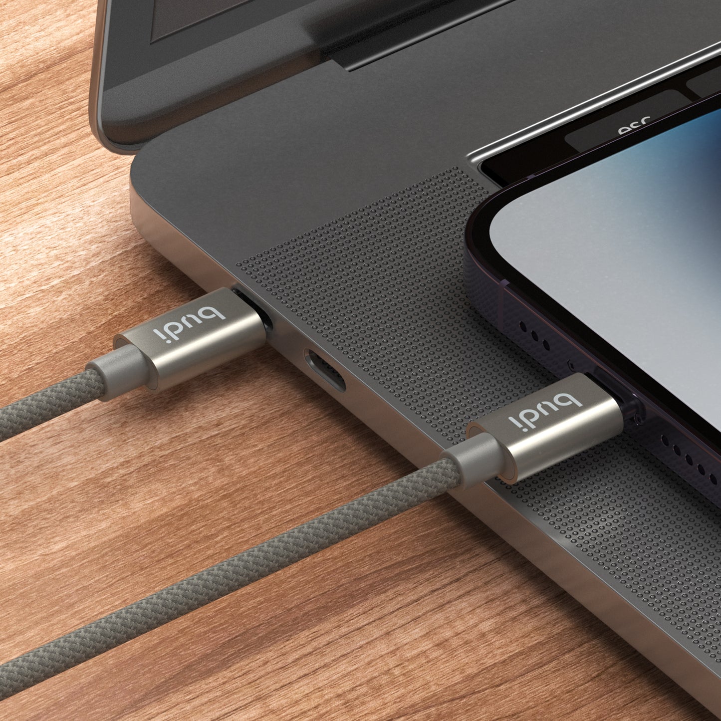 PD 27W Charger Cable USB-C to iPhone – Fast Charging Cable