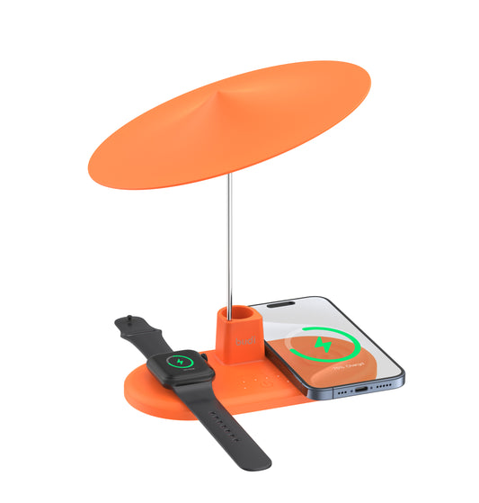 3-IN-1 Wireless Charging Station With Night Light