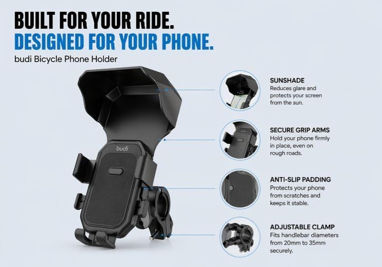 Bicycle Phone Holder Mobile Phone Navigation Mount