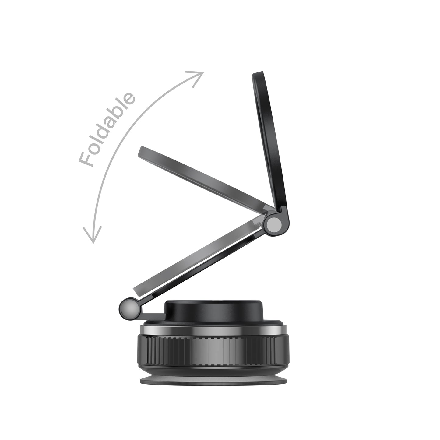 Magnetic Car Mount Suction Base Stretch, Fold, Rotate Any Angle You Want
