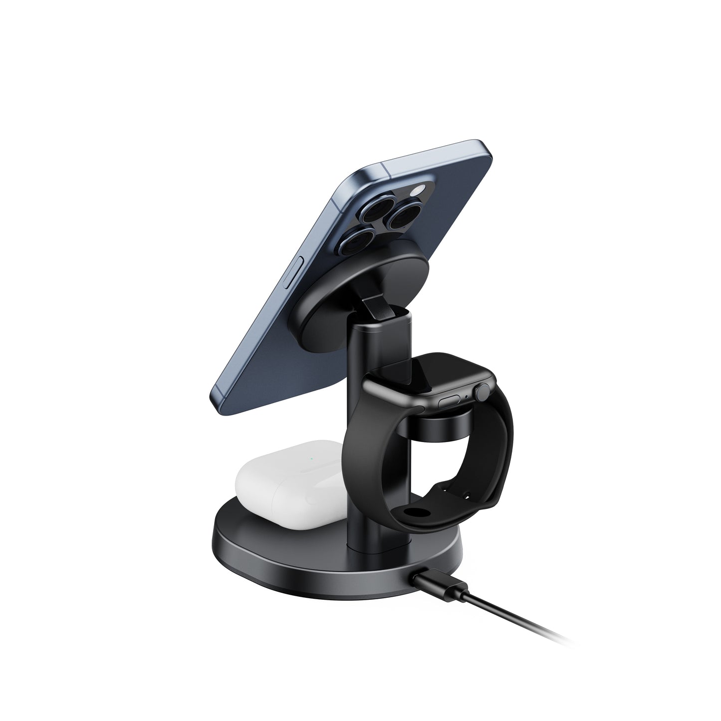 Stand Wireless Charging 3 In 1 With Foldable Magnetic