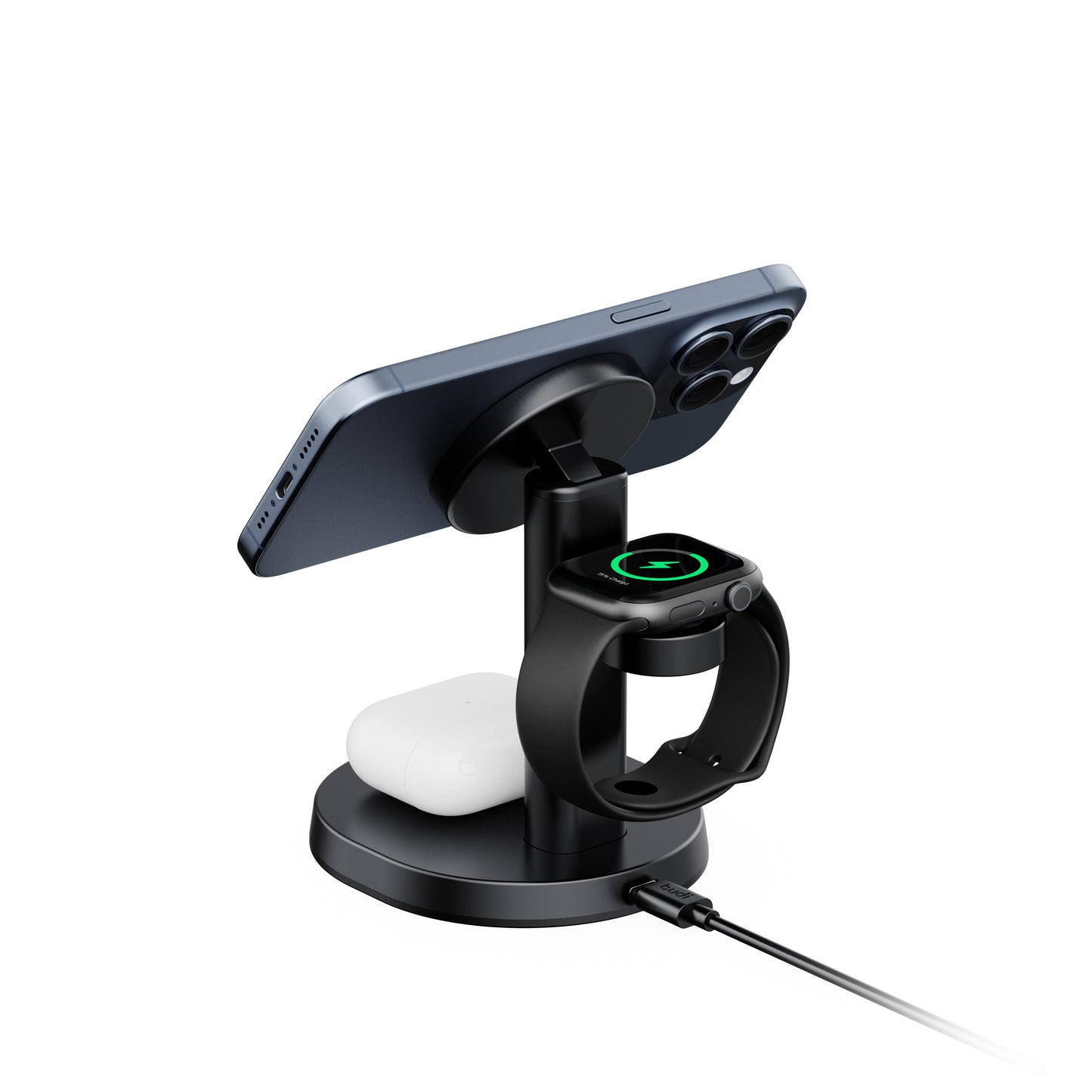 Stand Wireless Charging 3 In 1 With Foldable Magnetic