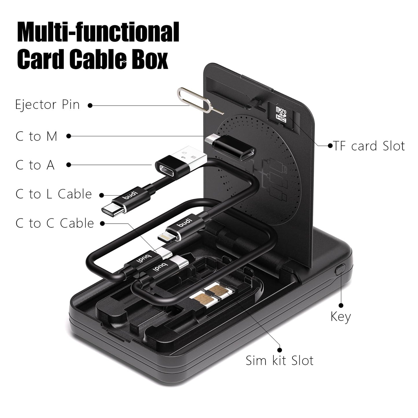20W fast charging power bank attached to iPhone with magnetic connection