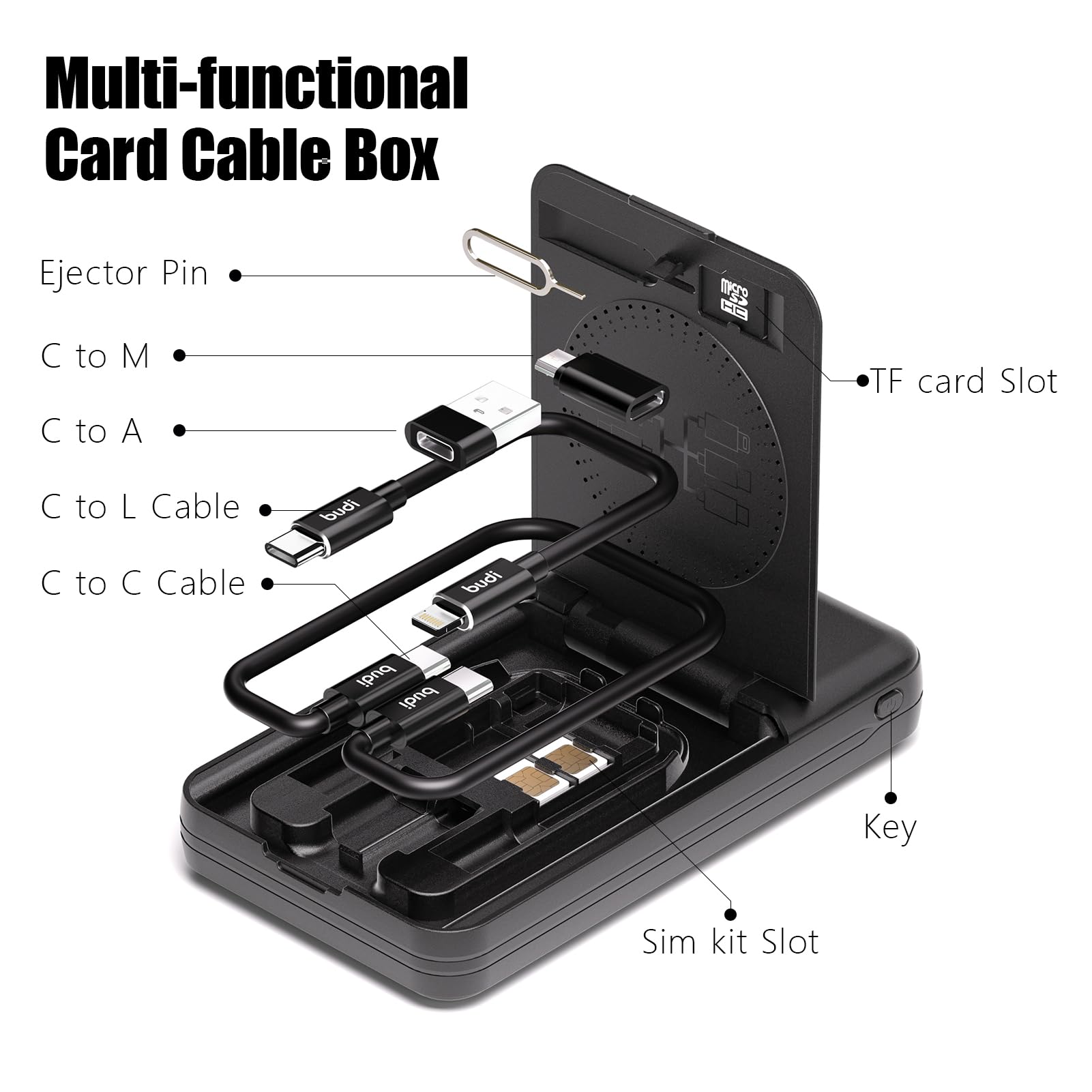 20W fast charging power bank attached to iPhone with magnetic connection