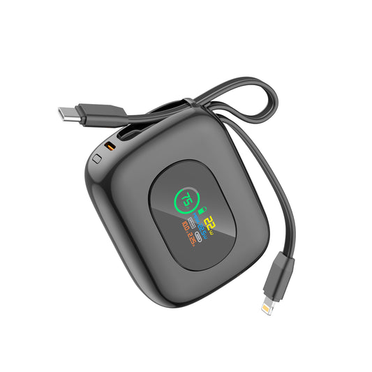 Digital Display Fast Charger Power Bank Portable High-Speed Charging