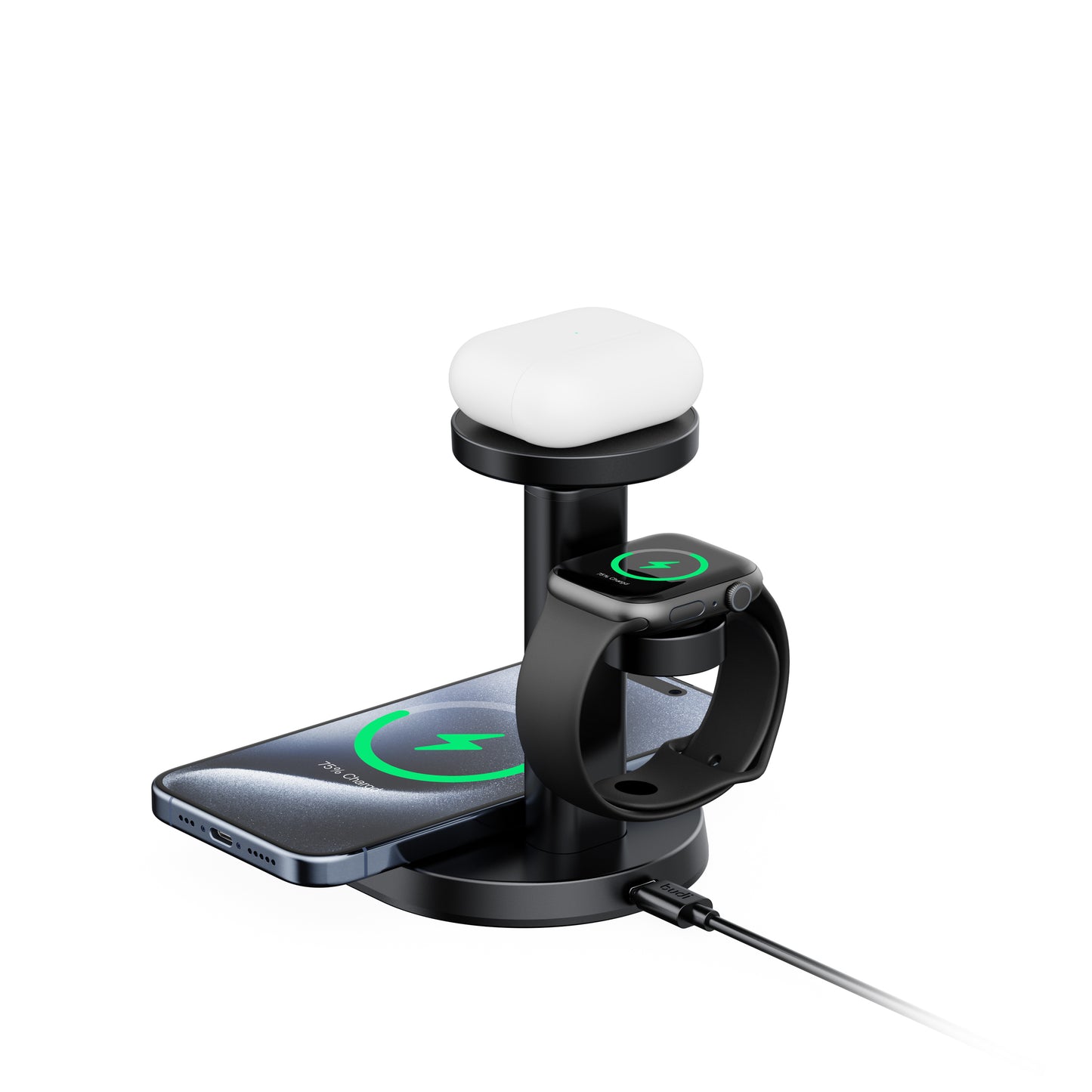 Stand Wireless Charging 3 In 1 With Foldable Magnetic