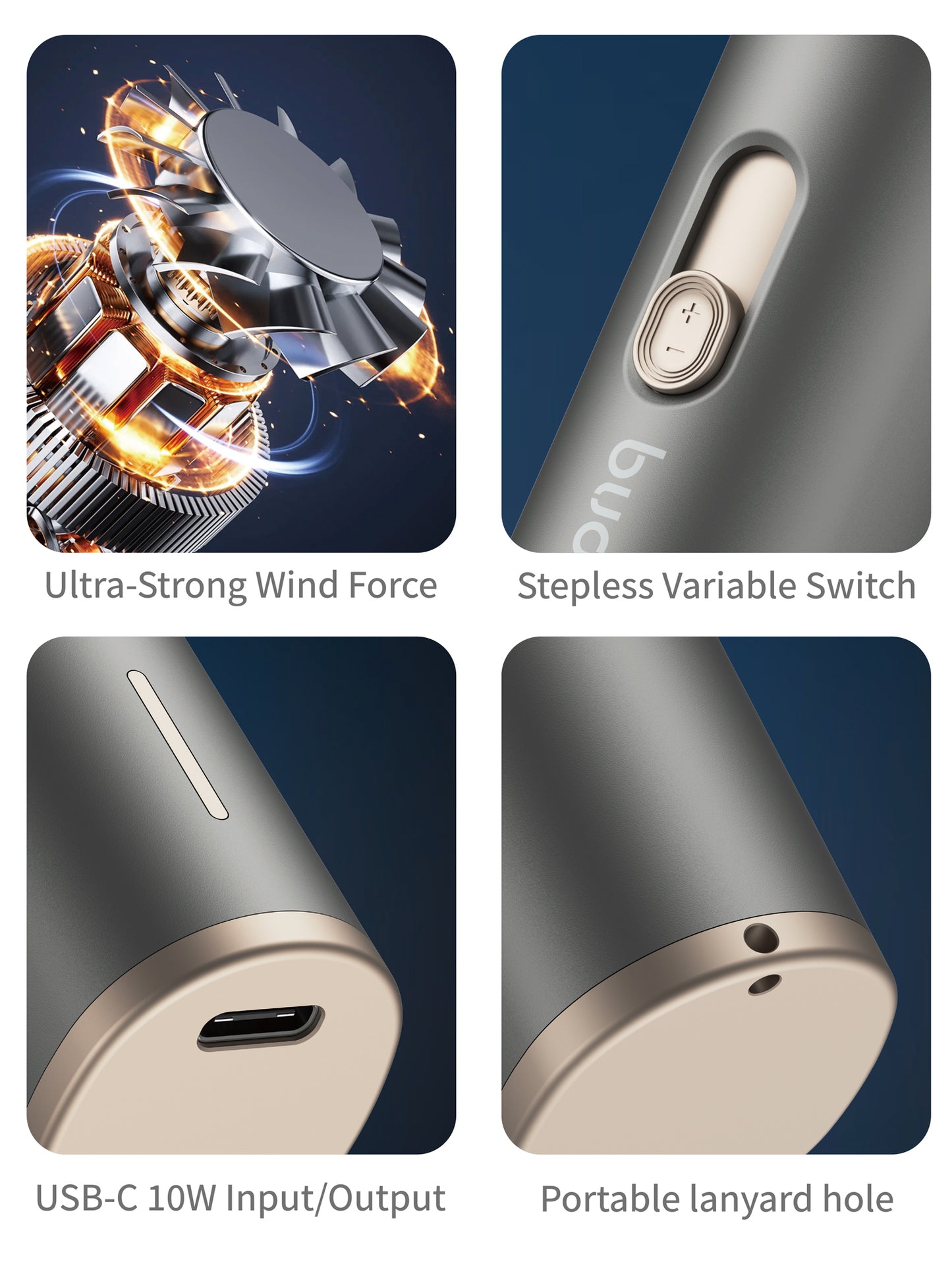 Handheld Mini Portable Jet Fan