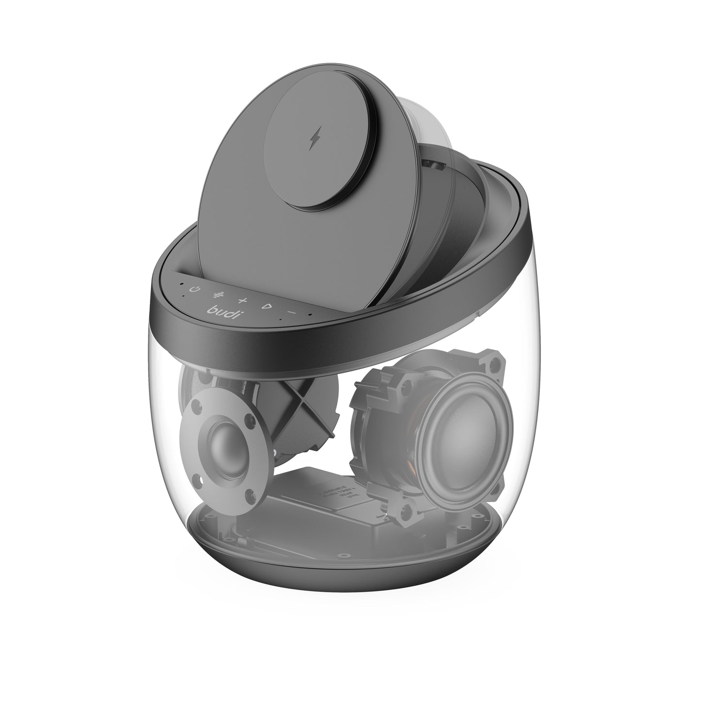 Wireless Stereo Speaker with 15W wireless charger
