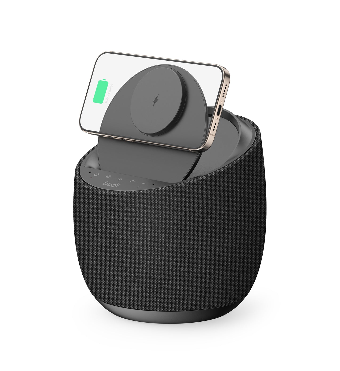 Wireless Stereo Speaker with 15W wireless charger