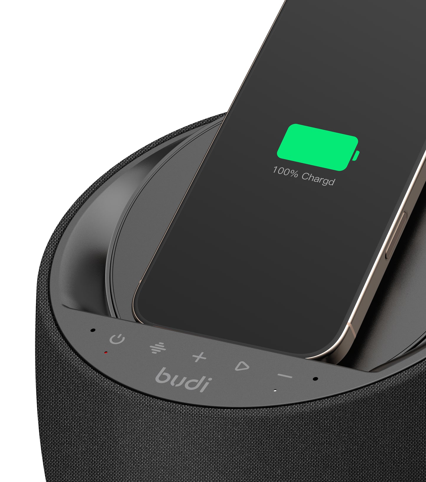Wireless Stereo Speaker with 15W wireless charger