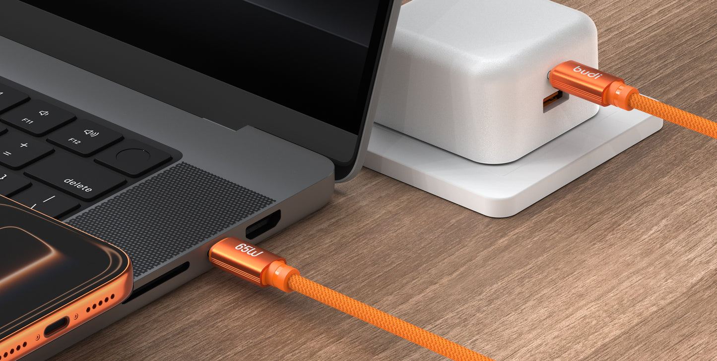 USB-C to USB-C Cable 65W Fast Charging - Premium Type-C Cable