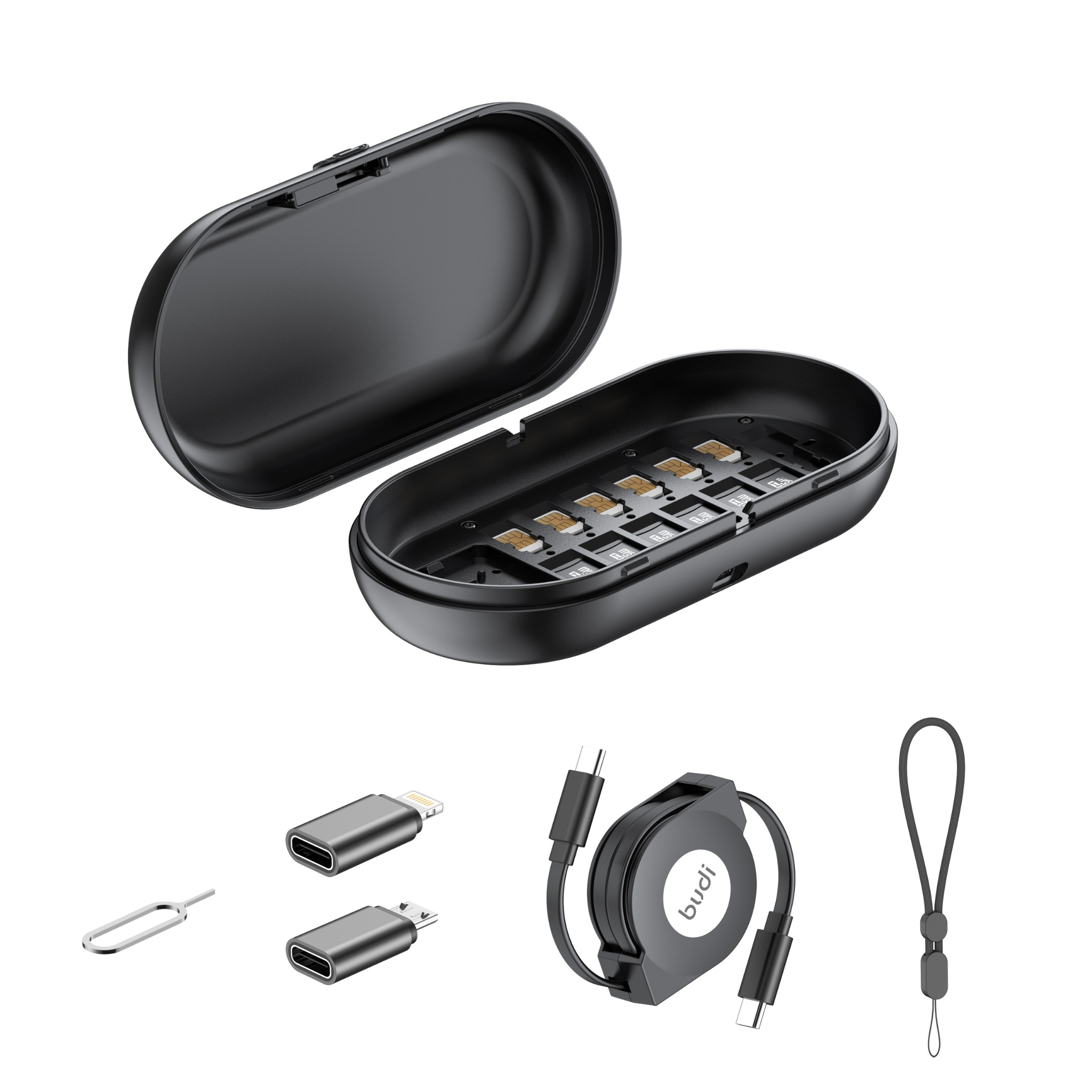 BUDI 3-in-1 Multi-Function Wireless Charger